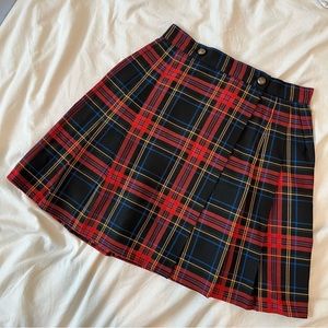 Bonjour Plaid Skirt